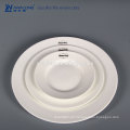 Placa de cena de cerámica fina de China del hueso del logotipo de 3 PCes